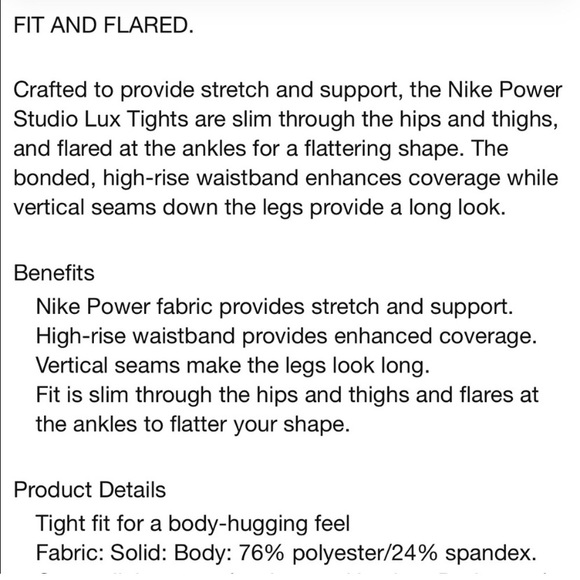 Nike Dri-fit flared leggings - Picture 7 of 9